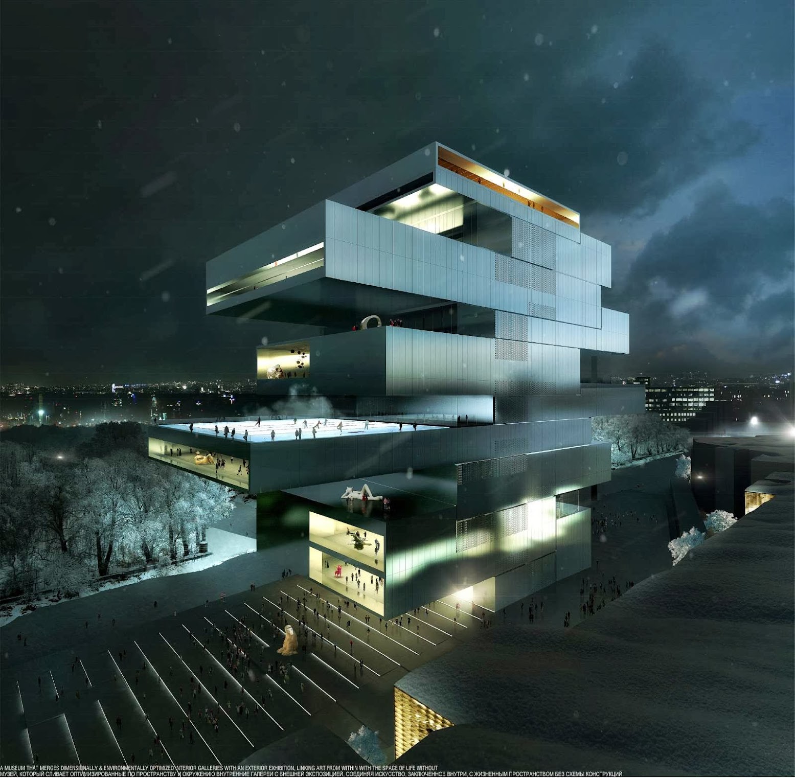 Finalists for competition the New National Center for