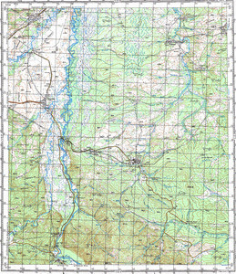 Уменьшенное изображение Карта 100k--n46-035