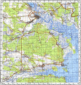 Уменьшенное изображение Карта 100k--m36-025--(1985)