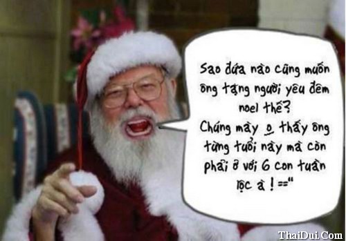 Ảnh chế vui đêm Noel, giáng sinh của hội Ế, độc thân, FA Ảnh chế ông già Noel cũng FA