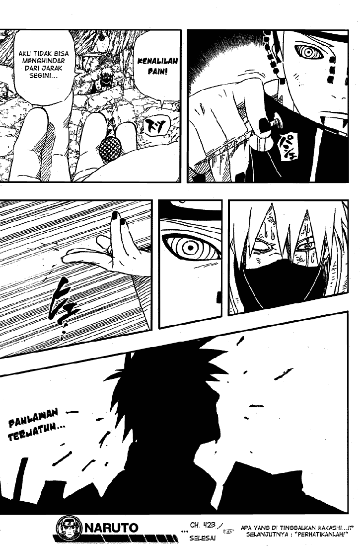 Baca Manga, Baca Komik, Naruto Chapter 423, Naruto 423 Bahasa Indonesia, Naruto 423 Online