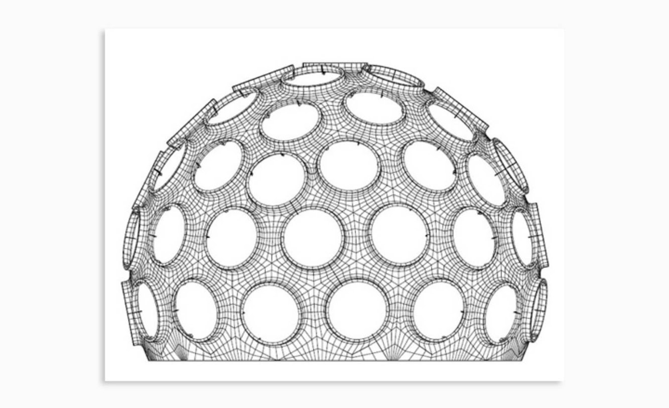 Fly Eye Dome by Buckminster Fuller