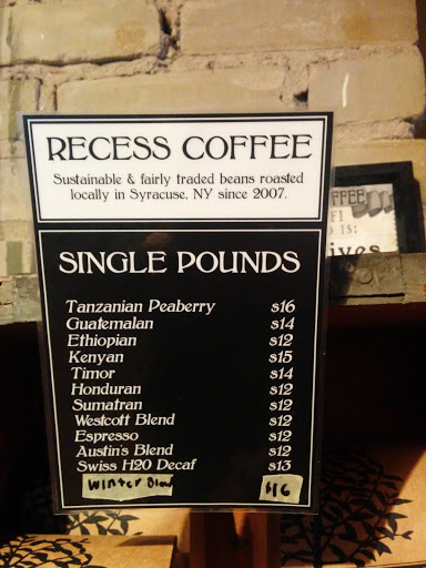 Coffee Shop «Recess Coffee», reviews and photos, 110 Harvard Pl, Syracuse, NY 13210, USA