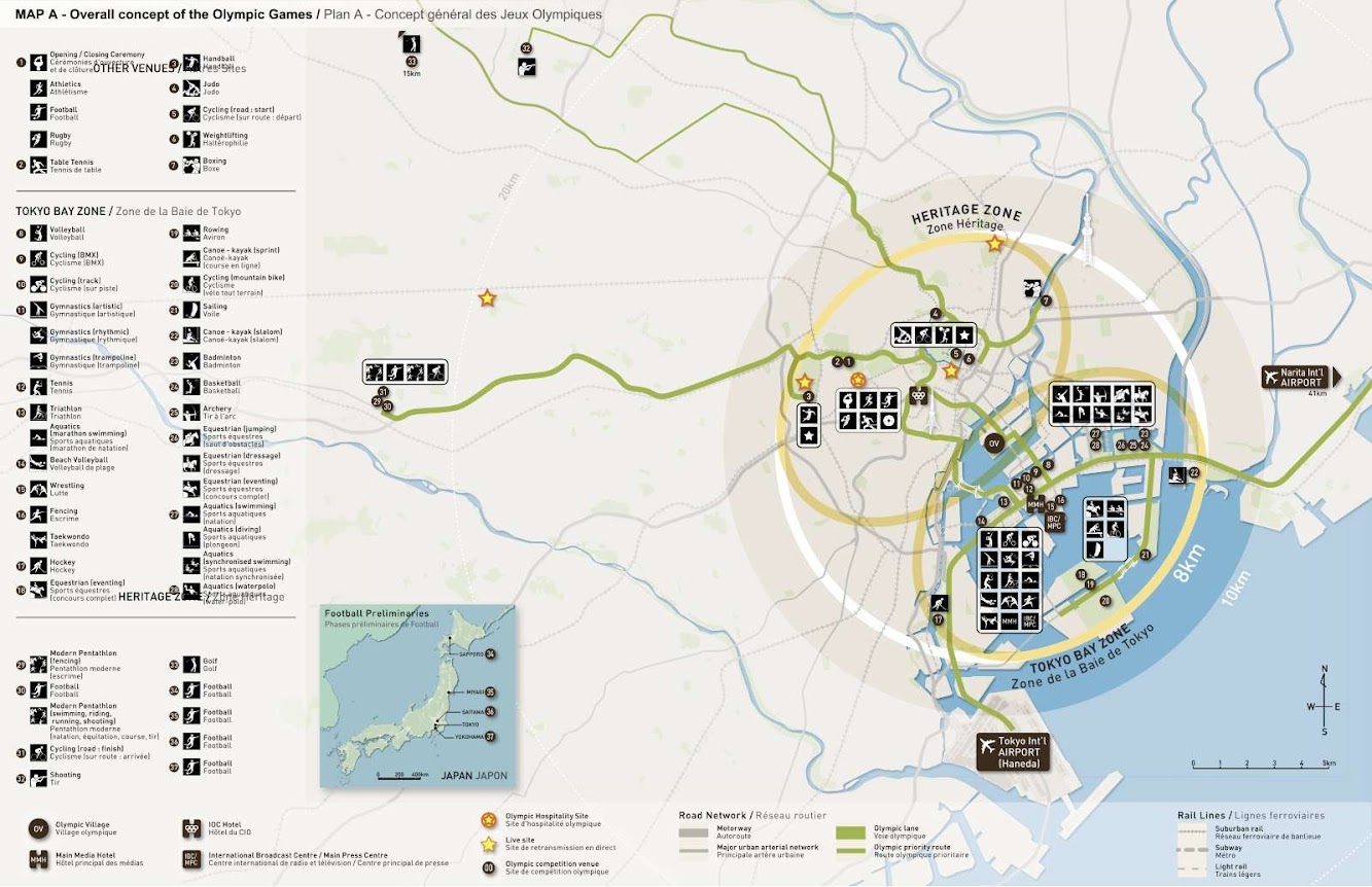 Tokyo 2020 Olympic Games Plan