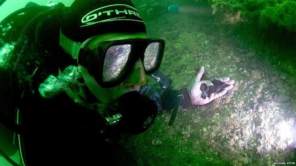 Solent's Stone Age village 'washing away' Solent's Stone Age village 'washing away'