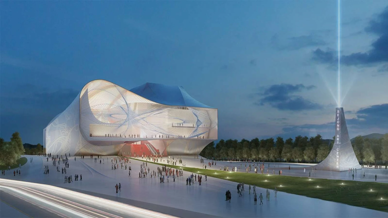 Sejong Center for Performing Arts by Asymptote Architecture