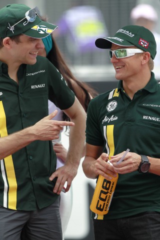 Виталий Петров и Хейкки Ковалайнен на Гран-при Малайзии 2012