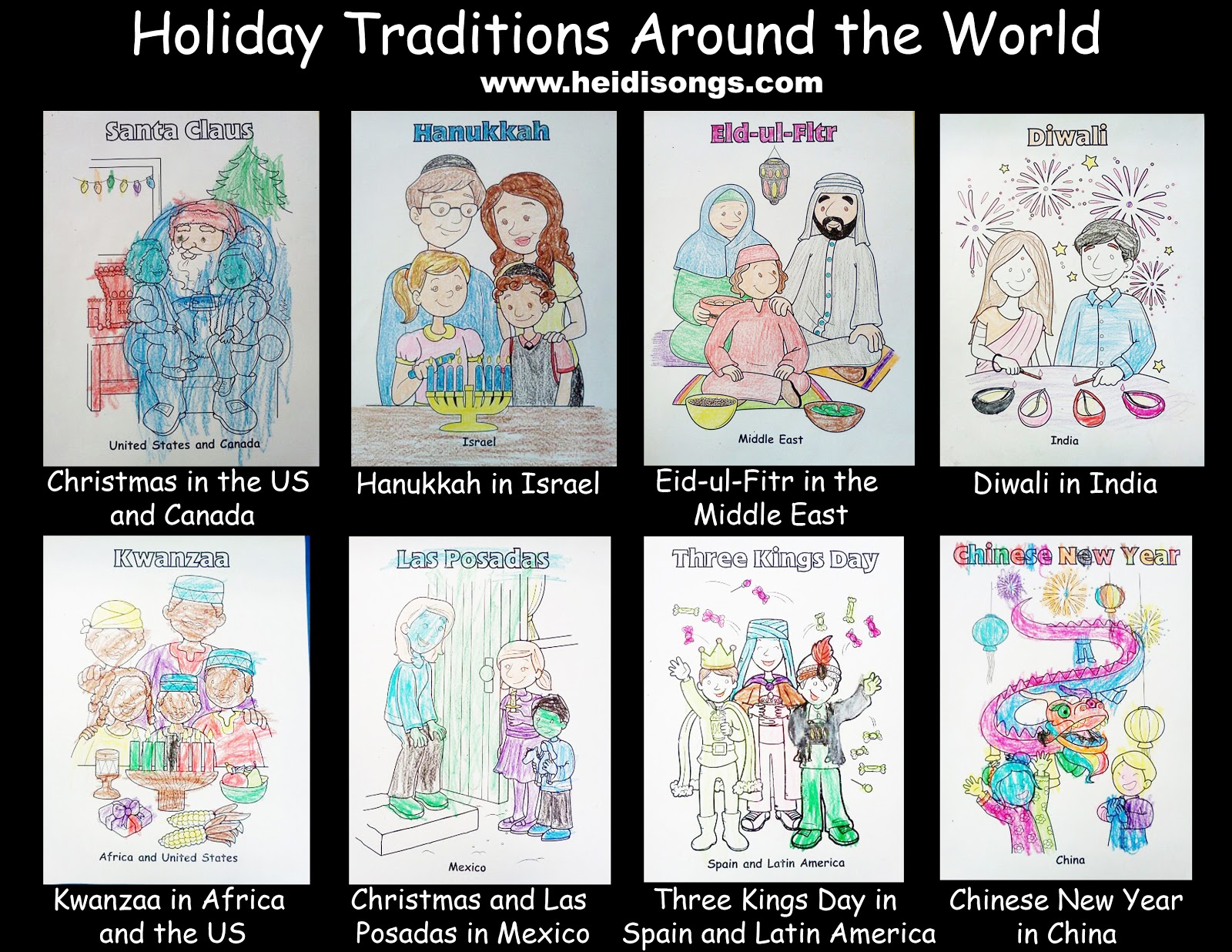 Printable Holiday Coloring Pages Parents