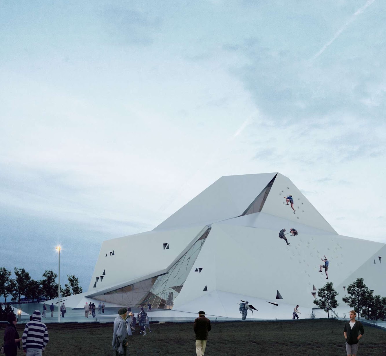Polour Rock Climbing Hall by New Wave Architecture