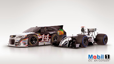машина Тони Стюарта NASCAR и McLaren Дженсона Баттона - Tooned 2014