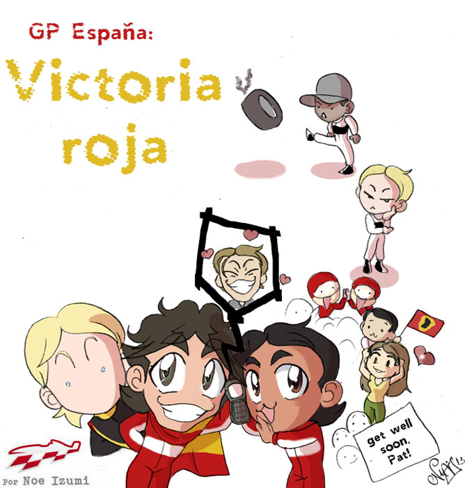 анимешная картинка Noe Izumi по Гран-при Испании 2013