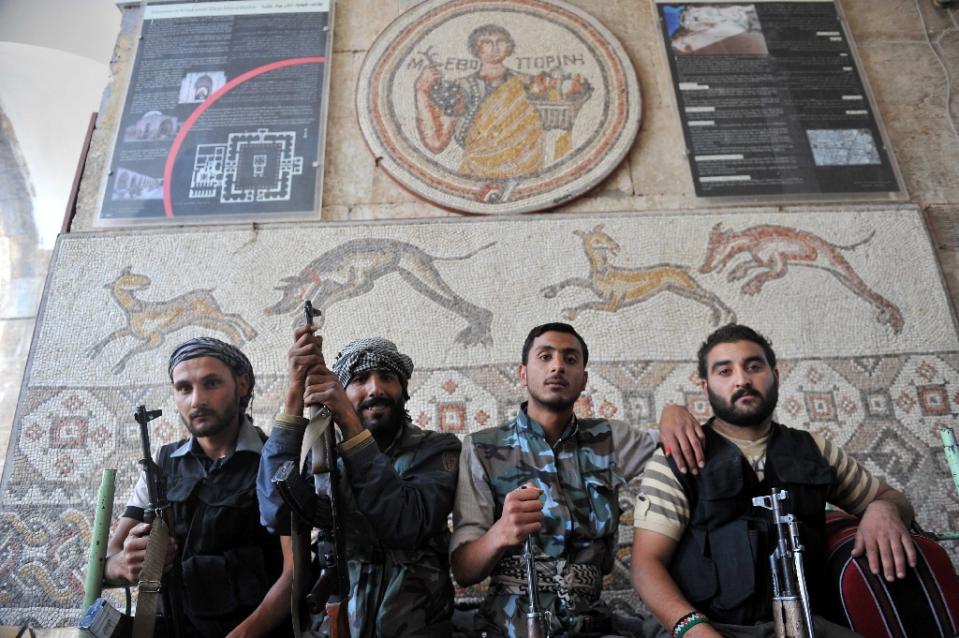 Famed Syria mosaic museum damaged in barrel bombing Famed Syria mosaic museum damaged in barrel bombing