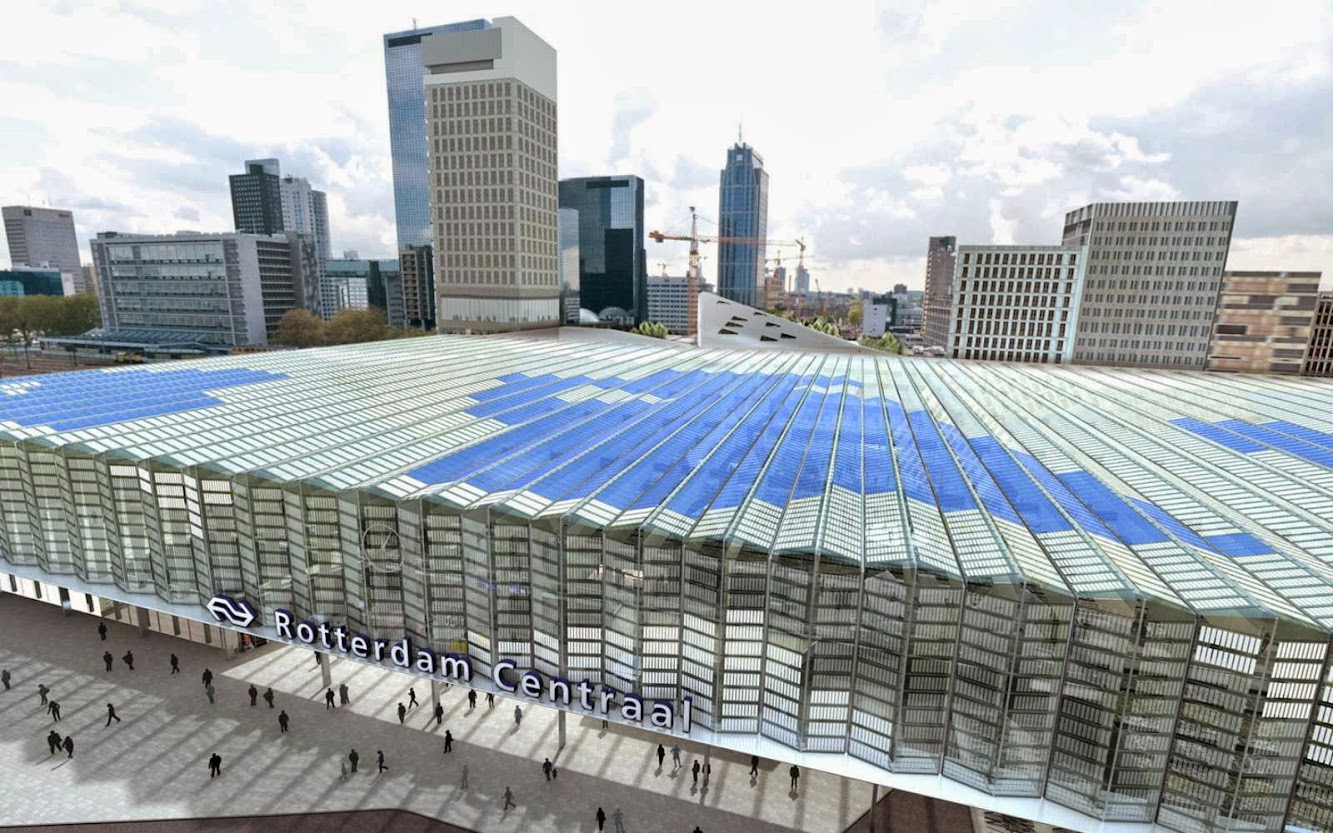 Rotterdam Central Station by Mvsa Architects