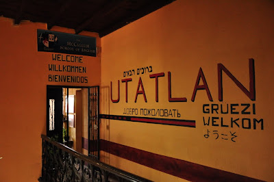 Another home away from home away from home, Utatlan Language School.  If I am here any longer I may learn all the languages on the wall.