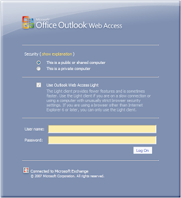 Microsoft Office Outlook Web Access 2007
