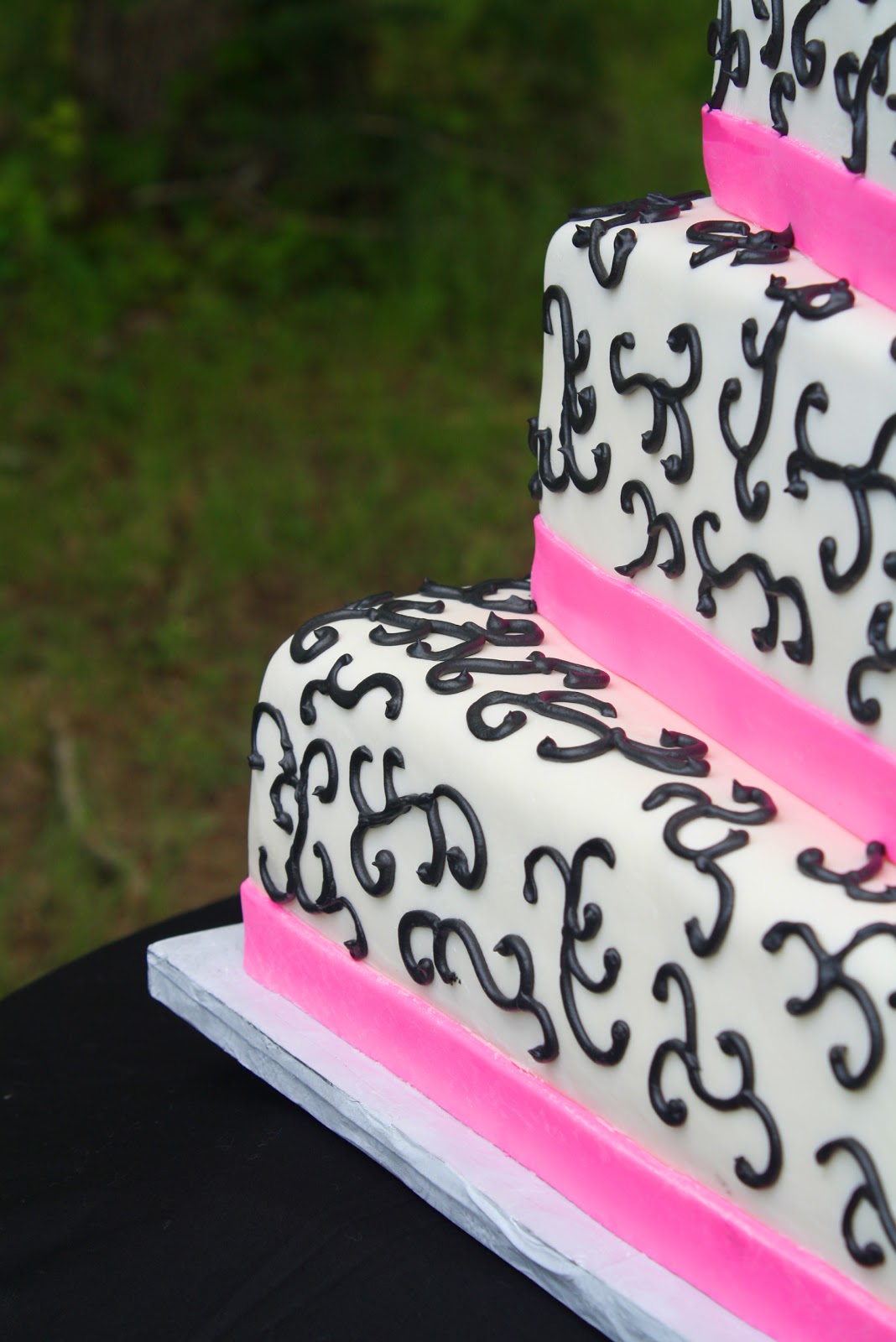 pink and black wedding pink and black wedding