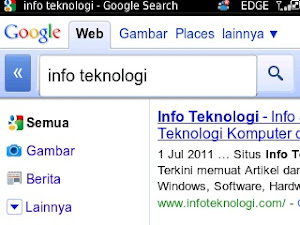 Filter Pencarian Pencarian Google di Blackberry