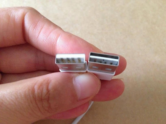 Reversible USB connector