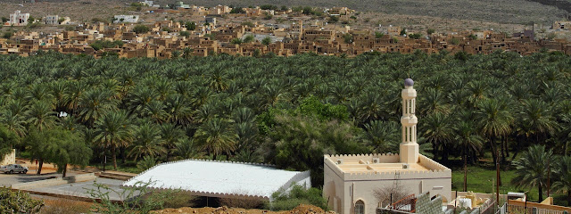 The Scenic oasis town of Al Hamra in Oman