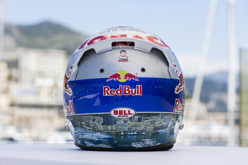 шлем Даниэля Риккардо для Гран-при Монако 2013
