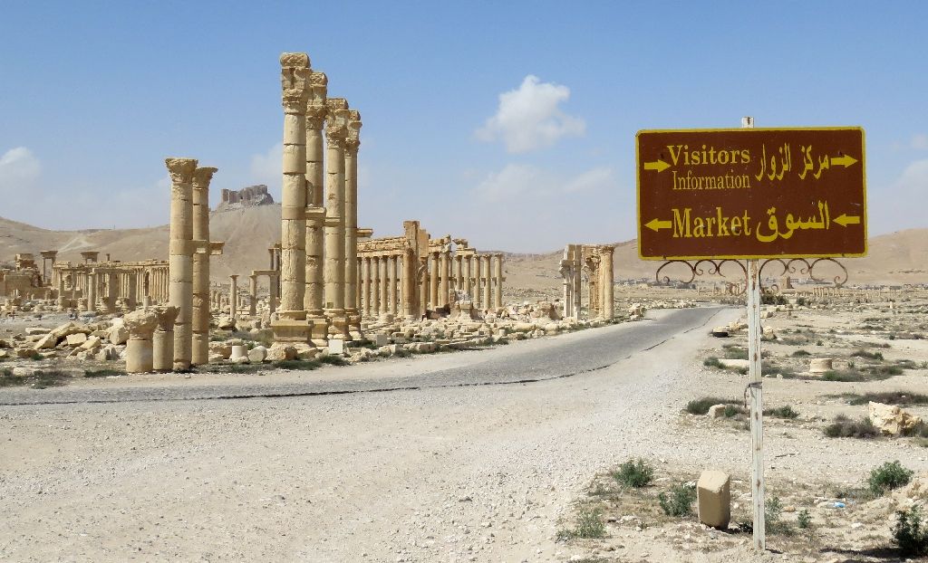 Recapture of Palmyra reveals more shattered antiquities Recapture of Palmyra reveals more shattered antiquities