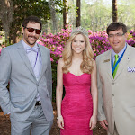 Celebrity Guest Trevor Munson, 2014 Azalea Queen Kirsten Haglund, President Steve Coble Celebrity Guest Trevor Munson, 2014 Azalea Queen Kirsten Haglund, President Steve Coble