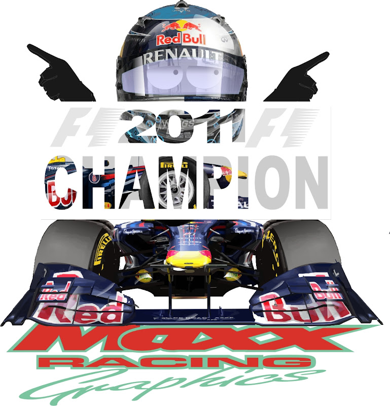Себастьян Феттель и Red Bull берут чемпионский титул на Гран-при Кореи 2011 Maxx Racing