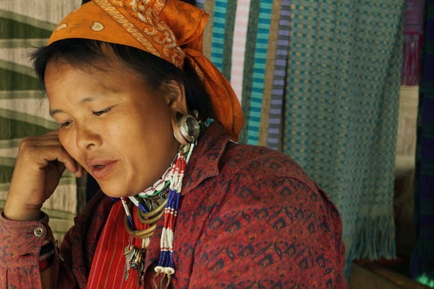 Karen tribal woman from near Mae Hong Son