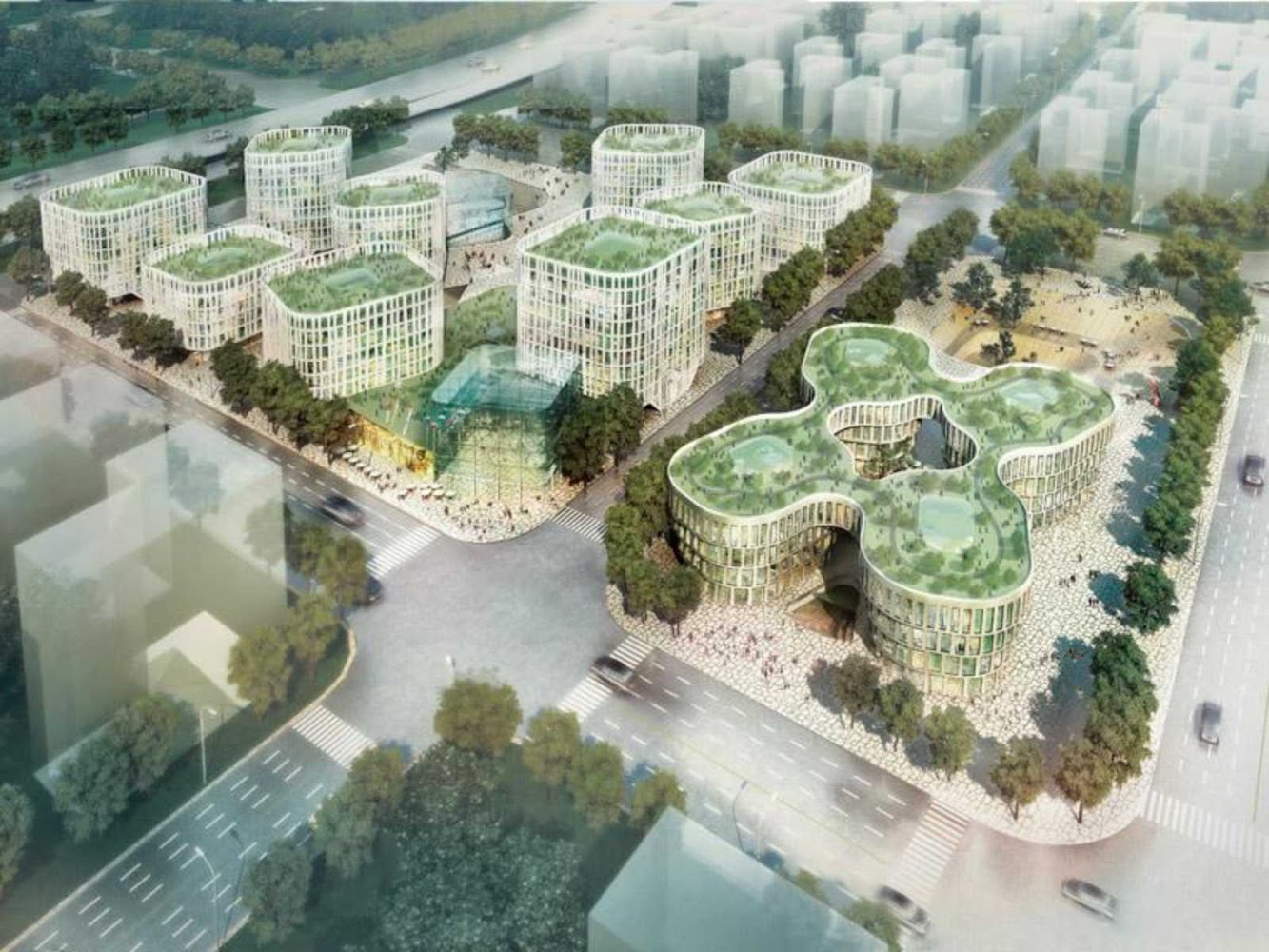 Hongqiao Cbd by Mvrdv