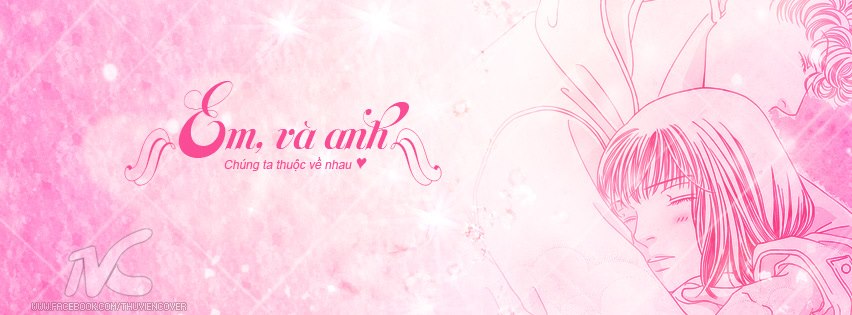 Ảnh bìa Tình yêu dễ thương, đẹp nhất Ảnh bìa em và anh dễ thương
