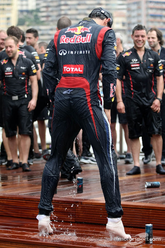 Марк Уэббер Red Bull Energy Station на Гран-при Монако 2012