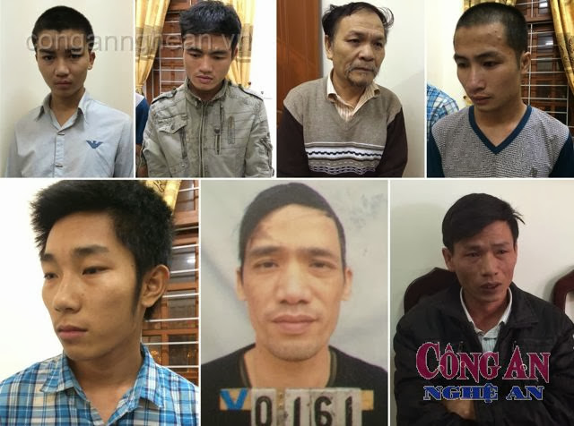 7 trong số 8 đối tượng truy nã bị bắt giữ