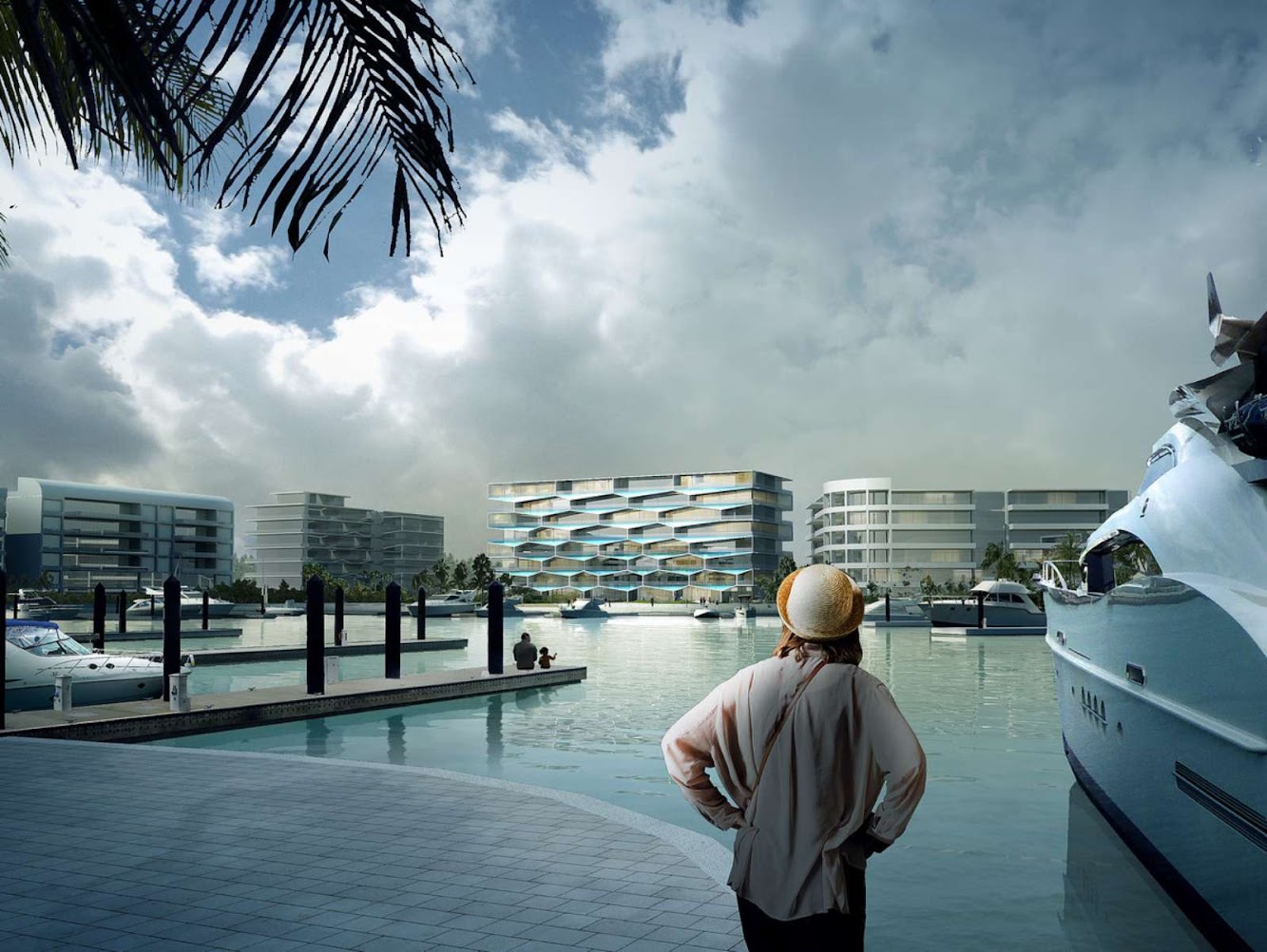 Honeycomb building by Big