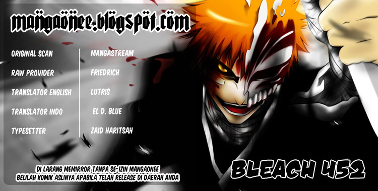 Baca Manga, Baca Komik, Bleach Chapter 452, Bleach 452 Bahasa Indonesia, Bleach 452 Online
