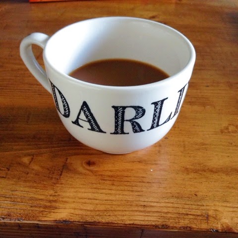 'Darling' Coffee mug coffee, mug, for here