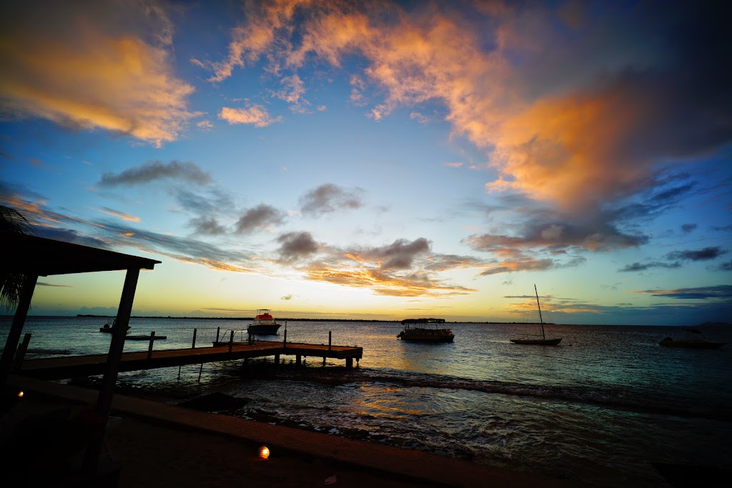 Bonaire sunset relax after diving
