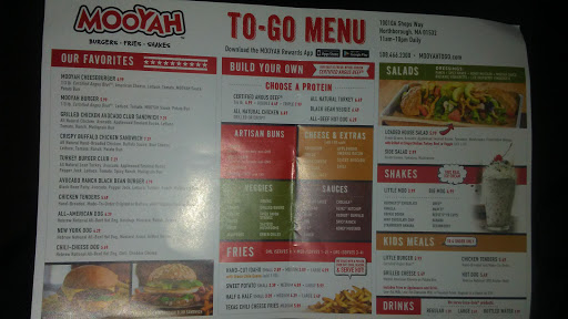 American Restaurant «MOOYAH Burgers, Fries & Shakes», reviews and photos, 10010 Shops Way, Northborough, MA 01532, USA