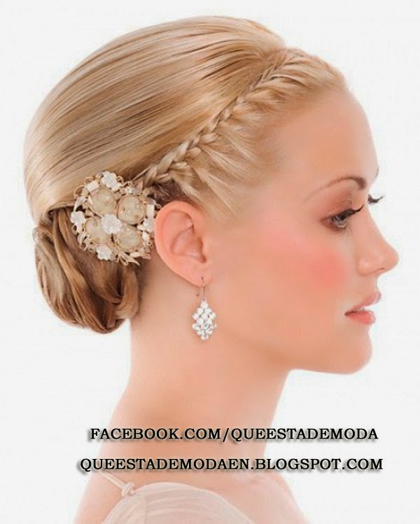 peinados semirecogidos con trenzas para graduacion