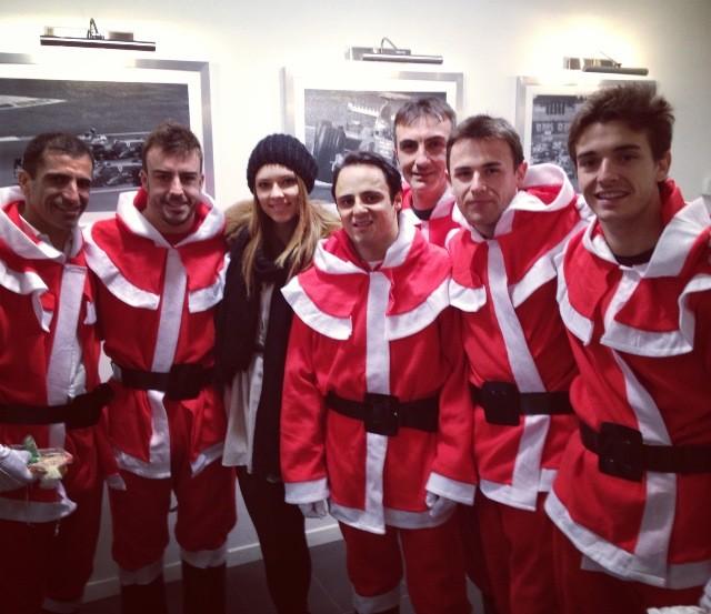 Даша Капустина с лучшими Сантами в Маранелло 16 декабря 2012