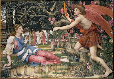 John Roddam Spencer Stanhope - Love and the Maiden, (1877)