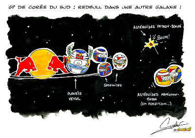 астрономический комикс Quentin Guibert по Гран-при Кореи 2011