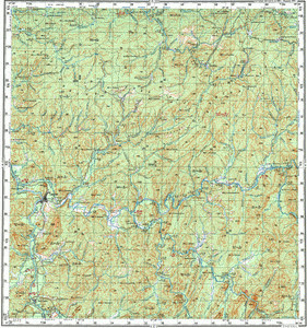 Уменьшенное изображение Карта 200k--n45-34