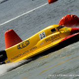 BAKU-AZERBAIJAN-July 6, 2013- Timed trials for the UIM F2 Grand Prix of Baku in front of the Baku Boulevard facing the Caspian Sea.Picture by Vittorio Ubertone