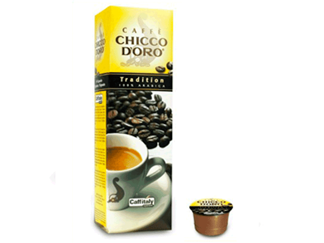 Capsule Chicco d'Oro Caffitaly Tradition 100% Arabica Capsule Chicco d'Oro Caffitaly Tradition 100% Arabica