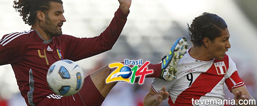 Perú vs Venezuela por ATV y CMD en Vivo - Brasil 2014