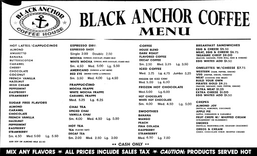 Coffee Shop «Black Anchor Coffee House», reviews and photos, 409 Boardwalk, Point Pleasant Beach, NJ 08742, USA