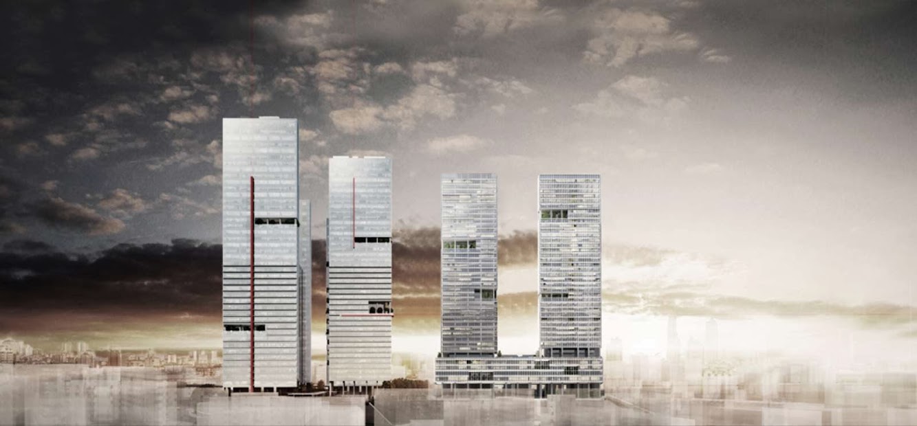 Mecidiyekoy Towers by Emre Arolat Architects