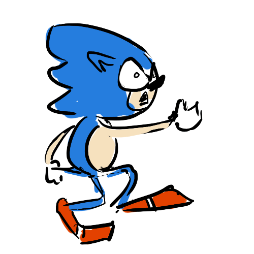 sonicgif3 Sonic correndo feito idiota