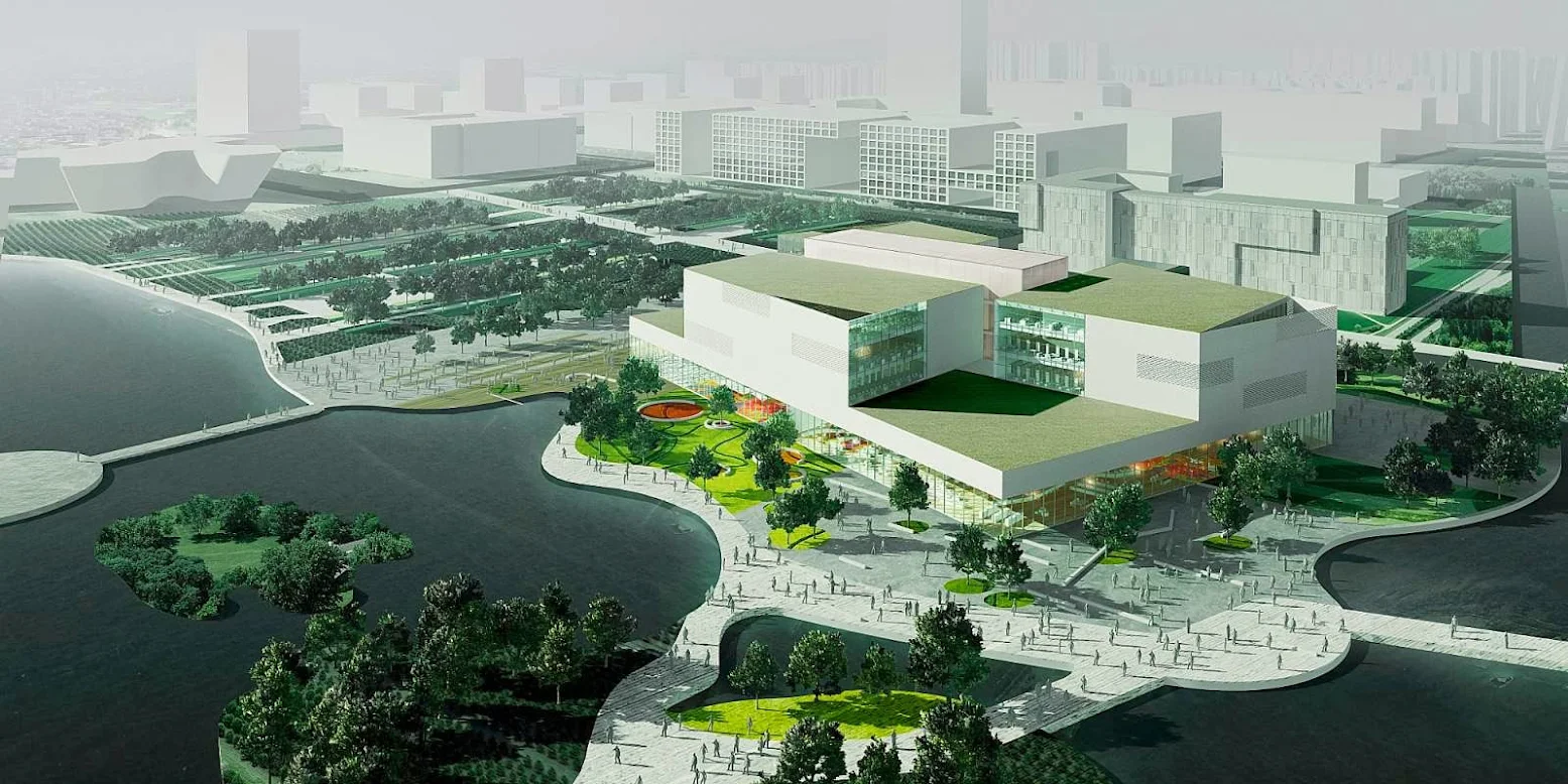 Ningbo New Library by schmidt hammer lassen architects