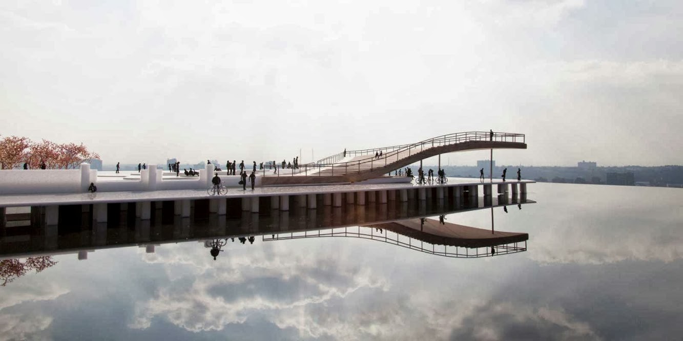 Brooklyn Bridge Park Pier 6 Viewing Platform by